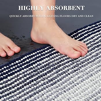 バスマットセット コットンリバース バスマット S 素足快適: ホーム＆キッチン